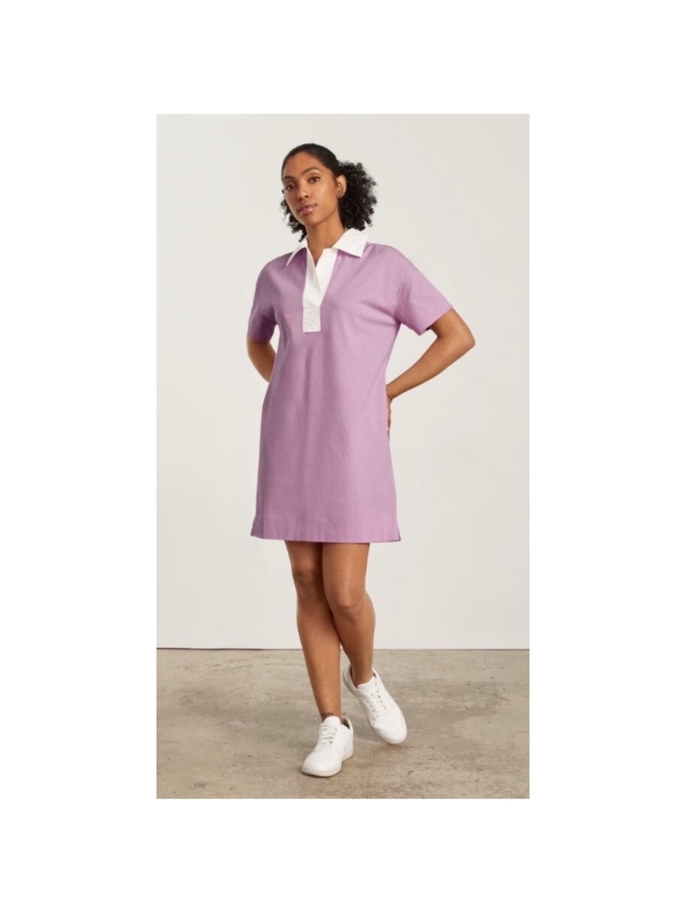Everlane Dress XS Polo Purple